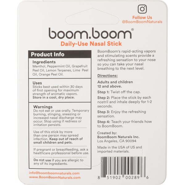 BoomBoom Nasal Stick