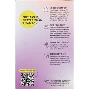 FLEX Menstrual Discs, 12 CT