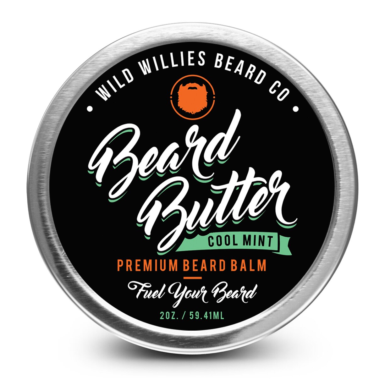 Wild Willies Beard Butter Cool Mint, 2 OZ