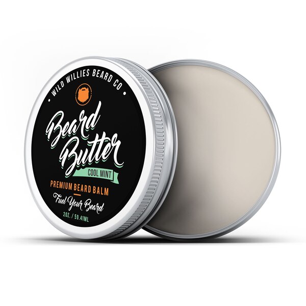 Wild Willies Beard Butter, Cool Mint, 2 OZ
