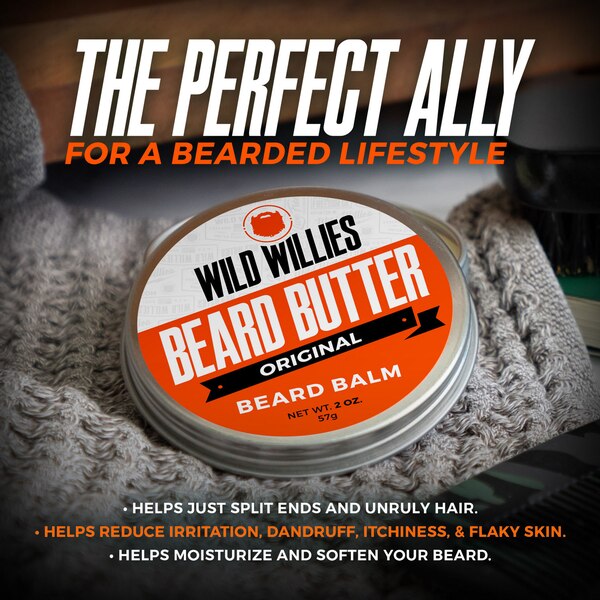 Wild Willies Beard Butter, Original, 2 OZ