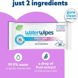 WaterWipes Adult Care 99.9% Water Based Sensitive Wipes, 30 CT, thumbnail image
