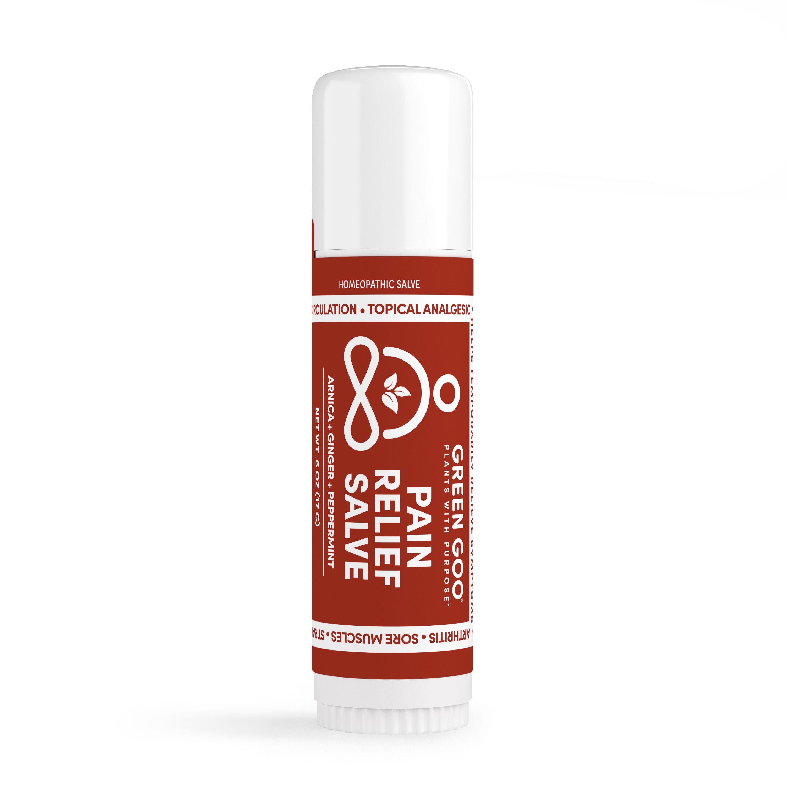 Green Goo Pain Relief Salve, 0.6 OZ Stick