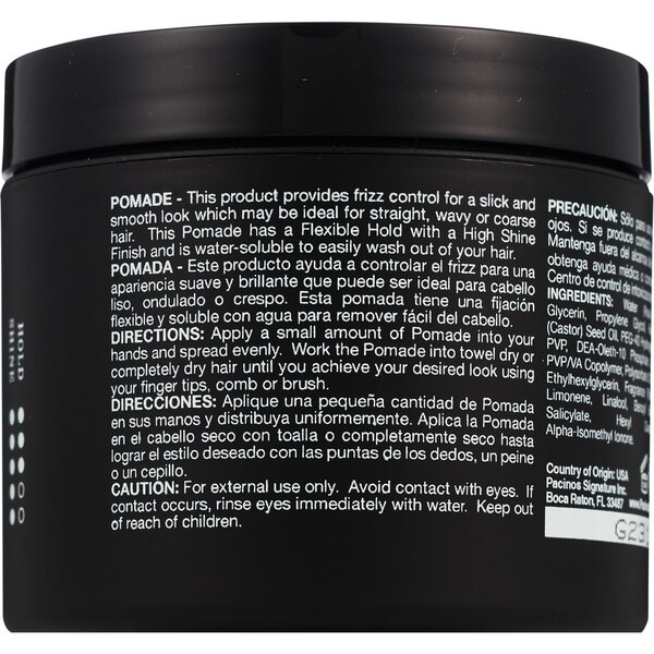Pacinos Firm Hold Pomade, 4 OZ