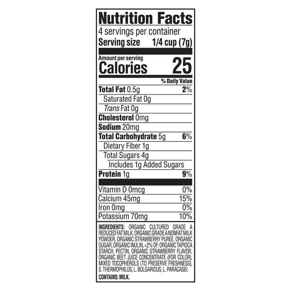 Happy Baby Organics Strawberry Yogis, 1 OZ
