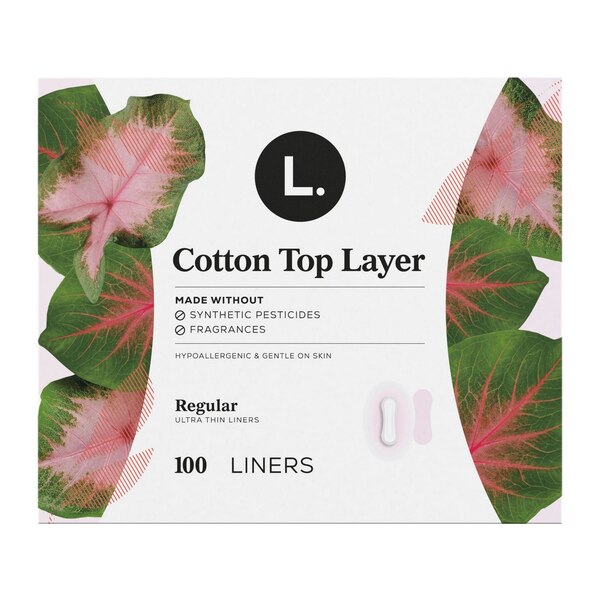 L. Organic Ultra Thin Panty Liners Regular, 100 CT