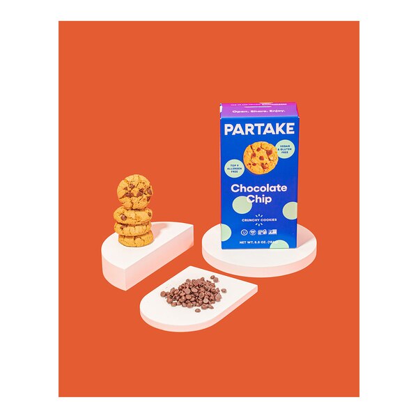 Partake Gluten-Free Vegan Chocolate Chip Cookies, 5.5 oz