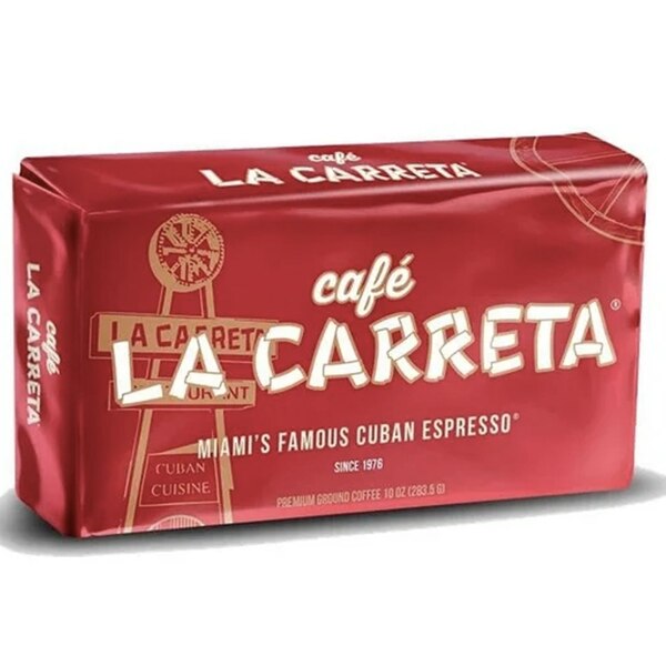 Cafe La Carreta Premium Espresso Blend Coffee Pods, Dark, 10 CT