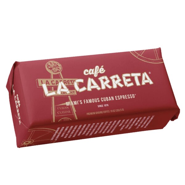Cafe La Carreta Premium Espresso Blend Coffee Pods, Dark, 10 CT