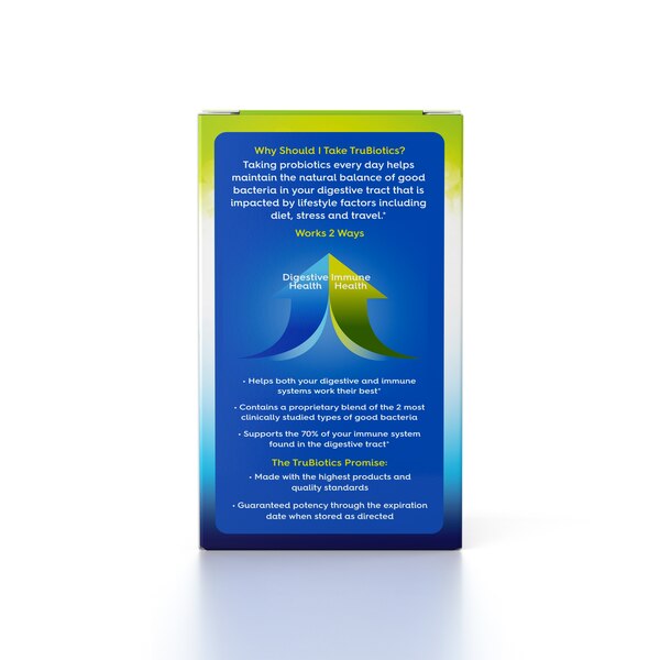 TruBiotics Daily Probiotic Supplement Capsules