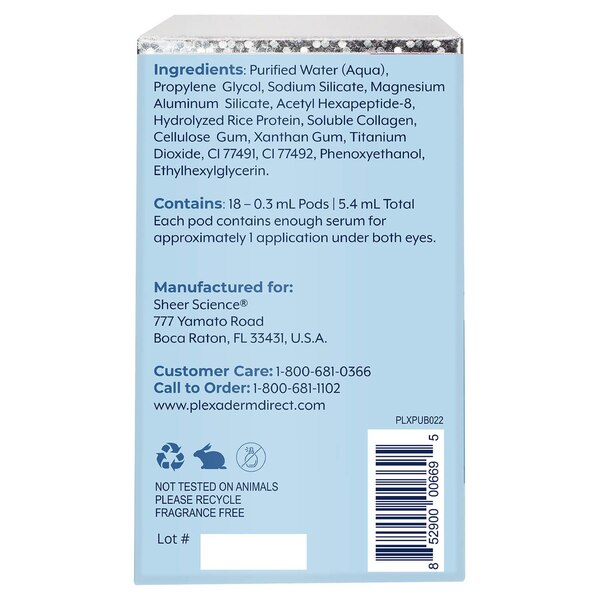 Plexaderm Rapid Reduction Serum, 18CT