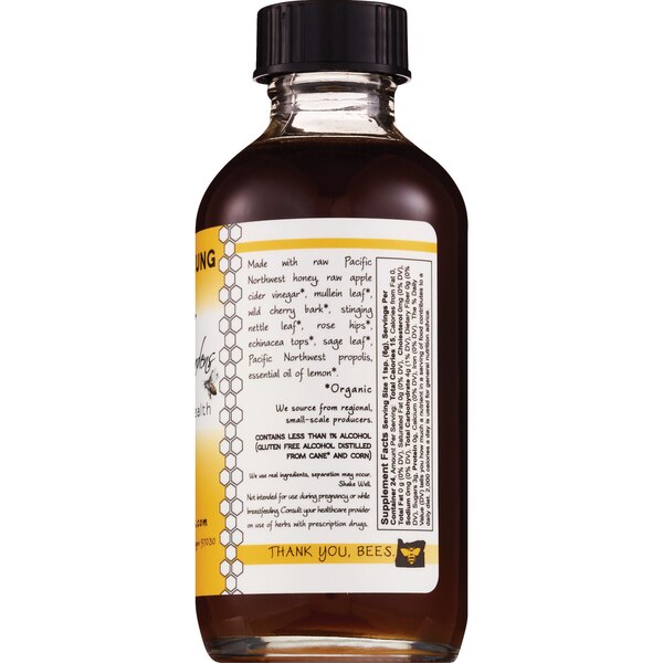 Mickelberry Gardens,  Throat&Lung Honey Tonic,  4 OZ