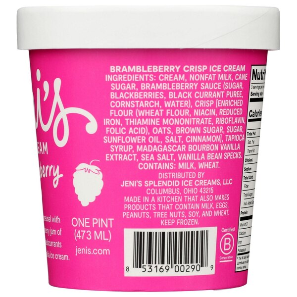 Jeni's Splendid Ice Creams Brambleberry Crisp, 16 oz