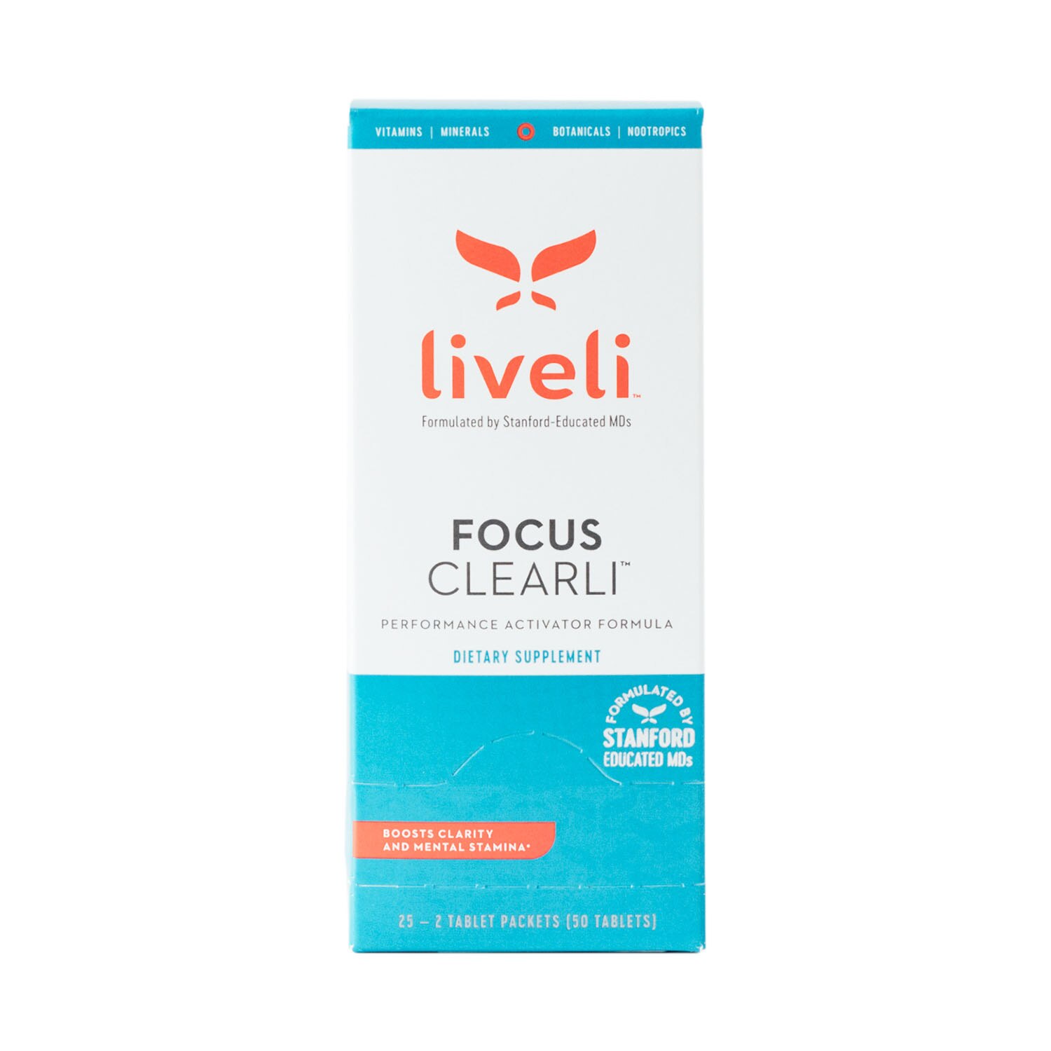 Liveli Focus Clearli - Performance Activator Formula - 1 Month Supply