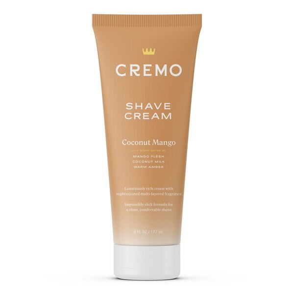 Cremo Moisturizing Shave Cream, Coconut Mango, 6 OZ