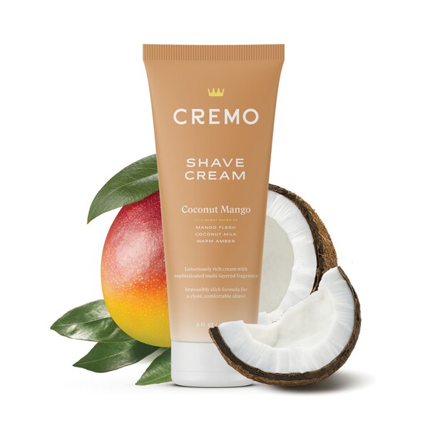 Cremo Moisturizing Shave Cream, Coconut Mango, 6 OZ