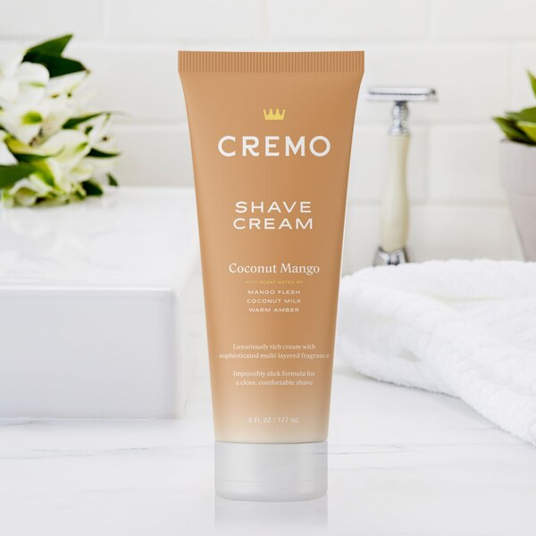 Cremo Moisturizing Shave Cream, Coconut Mango, 6 OZ