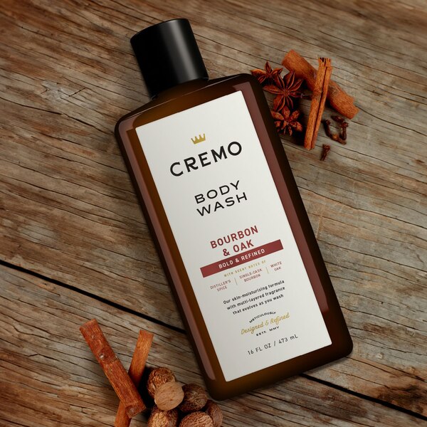 Cremo Body Wash Bourbon & Oak, 16 OZ