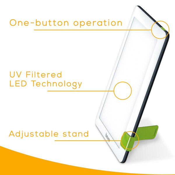 Beurer North America Daylight Lamp with Natural Sunlight Simulation, 10,000 LUX