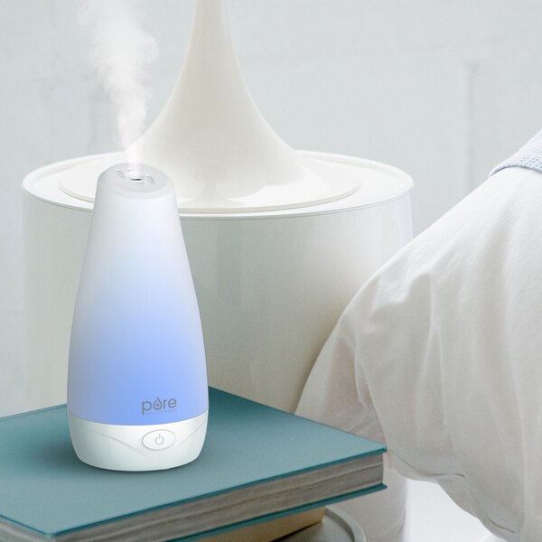 Pure Enrichment PureSpa Essential Oil Diffuser with Color-Changing Light, 100ml Water Tank