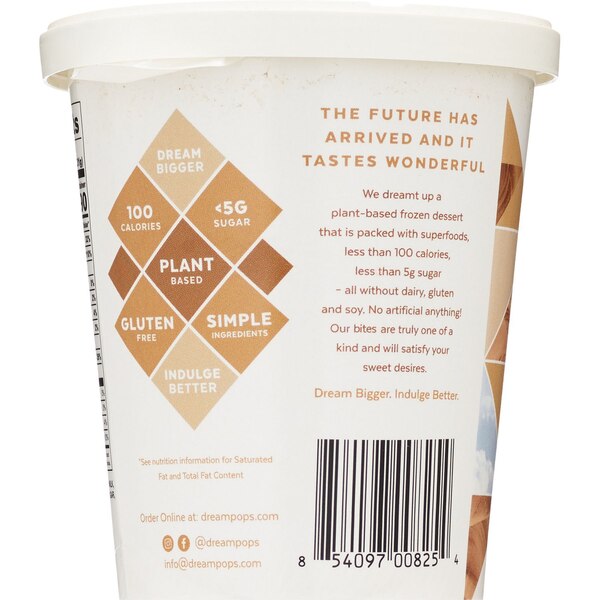 Dream Pops Bites, Vanilla Sky, 4 oz