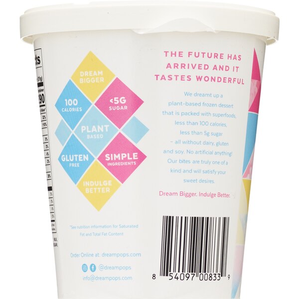 Dream Pops Bites, Birthday Cake, 4 oz