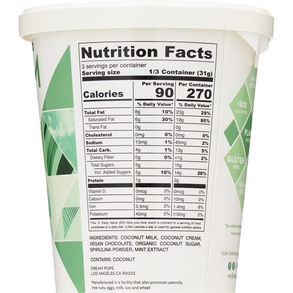 Dream Pops Bites, Mint Chip, 4 oz