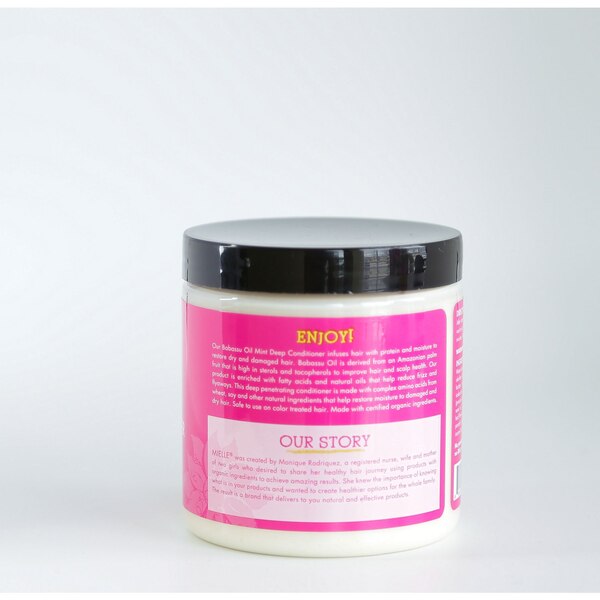 Mielle Babassu Oil & Mint Deep Conditioner, 8 OZ