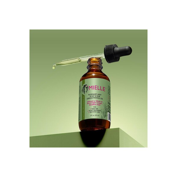 Mielle Rosemary Mint Scalp & Hair Strengthening Oil, 2 OZ