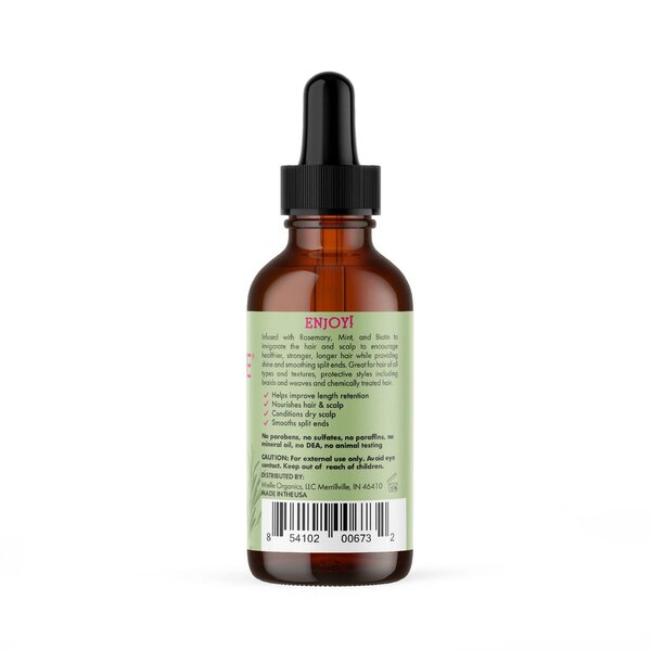 Mielle Rosemary Mint Scalp & Hair Strengthening Oil, 2 OZ