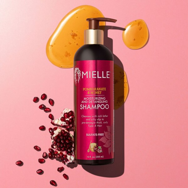 Mielle Shampoo, Pomegranate & Honey, 12 OZ 