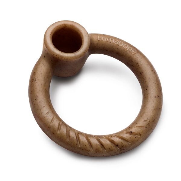 Lumabone Ring-Stuffer Bacon Flavor Dog Chew Toy, Medium