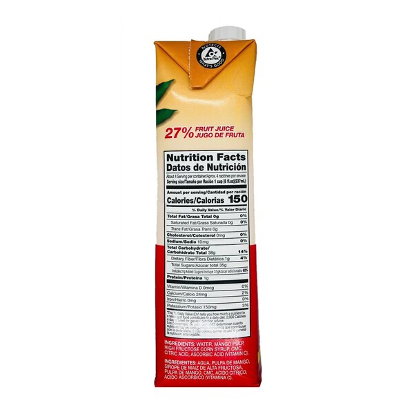 Taoro Nectar de Mango (Mango Nectar) Single Carton