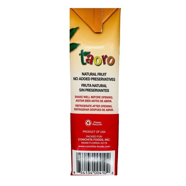 Taoro Nectar de Mango (Mango Nectar) Single Carton