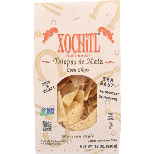 Xochitl Corn Chips with Sea Salt, 12 oz