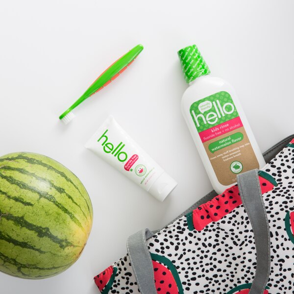 hello Kids Fluoride Free Toothpaste, Fresh Watermelon, 4.2 OZ