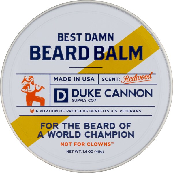 Duke Cannon Best Damn Beard Balm, 1.6 OZ