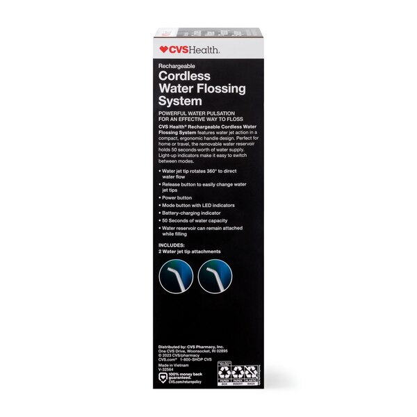 CVS Health Rechargeable Cordless Water Flossing System