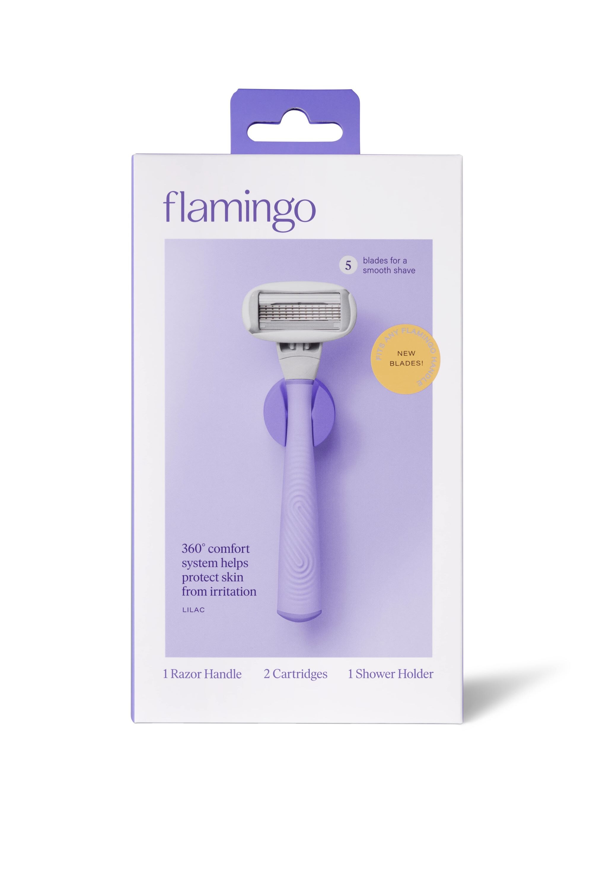 Flamingo Women's 5blade Razor with Replacement Blade Cartridge Pick