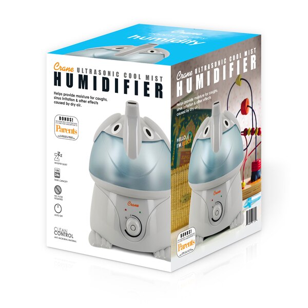Crane Elephant Shaped Ultrasonic Cool Mist Humidifier