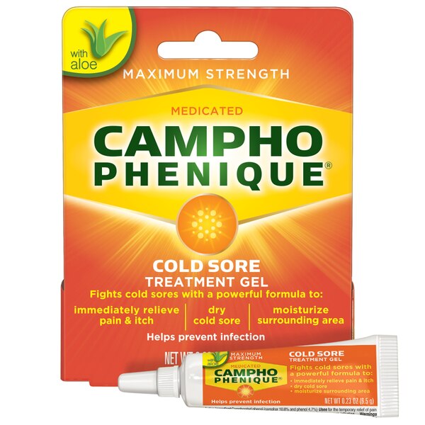 Campho-Phenique Cold Sore Treatment Gel, 1 CT