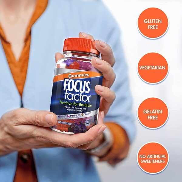 Focus Factor Nutrition for the Brain Gummies, 60 CT