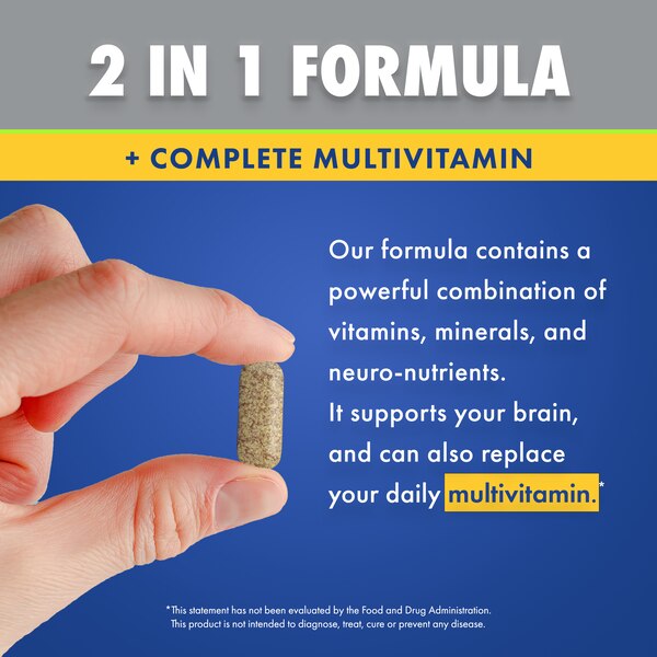 Focus Factor Extra Strength Nutrition for the Brain Plus Multivitamin Tablets, 60 CT