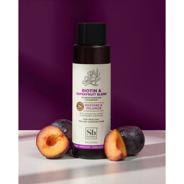 Soapbox Biotin & Superfruit Restore & Volumize Shampoo
