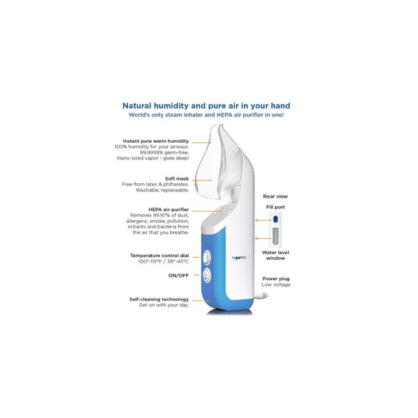 Mypurmist 2 Handheld Ultrapure Steam Inhaler