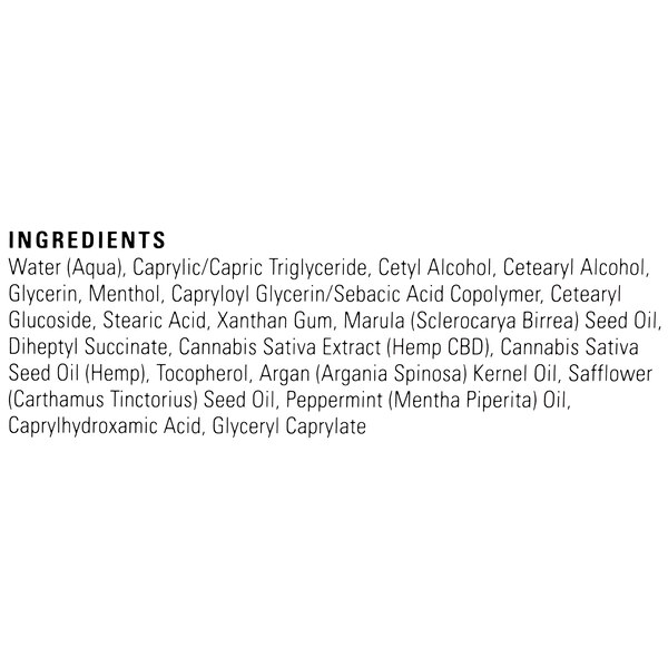 Sagely Relief & Recovery Body Cream, 60mg CBD, 0.96 OZ