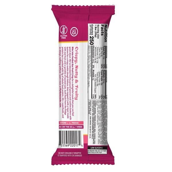 Perfect Bar, Fruit Crisp Gluten-Free Mixed Berry Protein Bar, 1.94 Oz