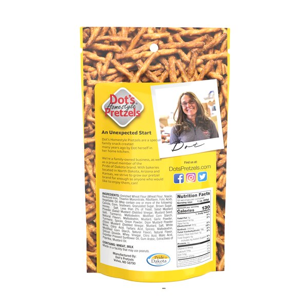 Dot's Homestyle Pretzels, Honey Mustard Pretzels, 16 oz