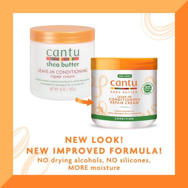 Cantu Leave-In Conditioning Repair Cream, 16 OZ