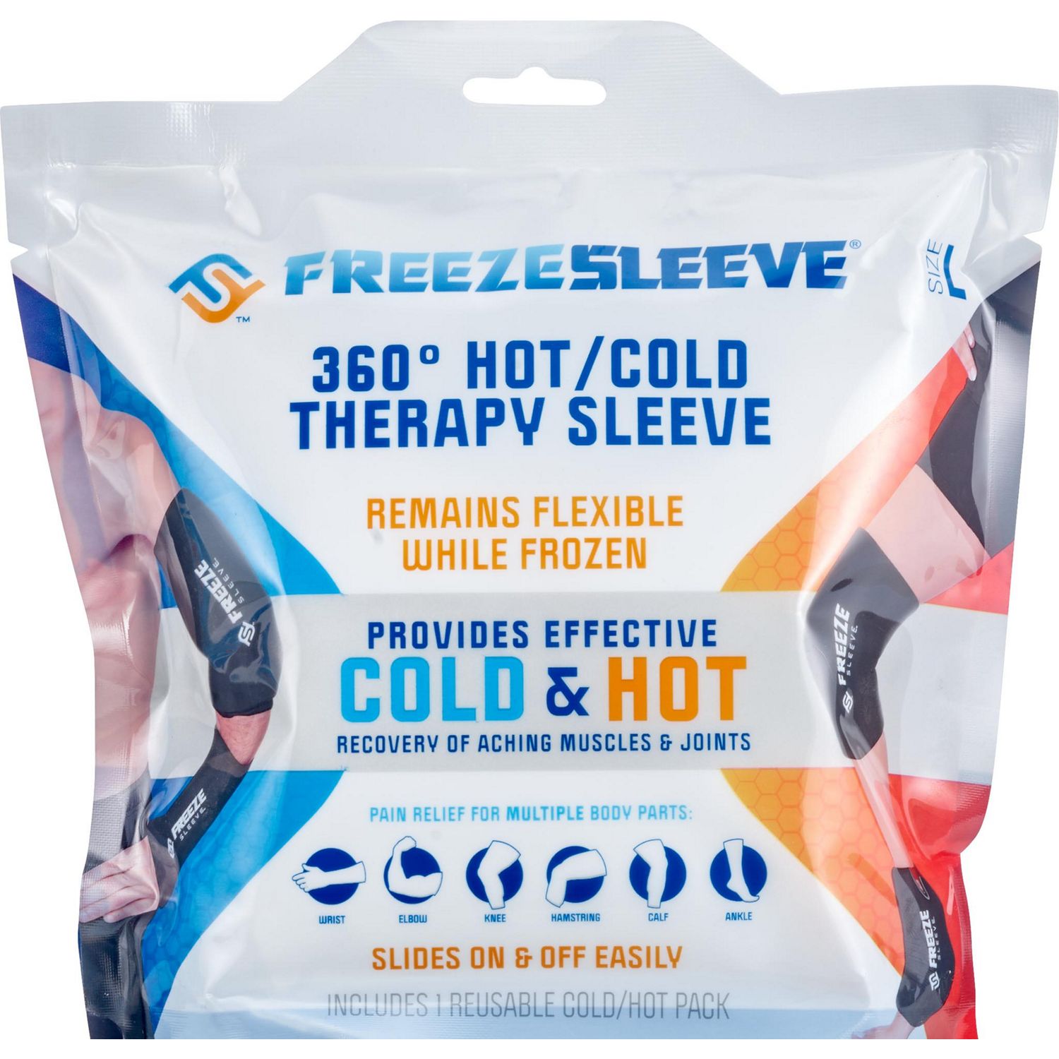 Freeze Sleeve 360º Hot/Cold Therapy Sleeve, L